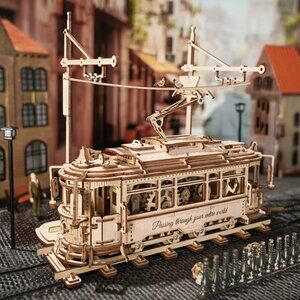 ROKR Classic City Tram 3D Wooden Puzzle LK801 - SEALED